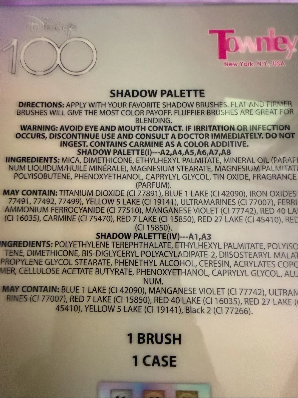 Disney 100 Eyeshadow Palette - Purple